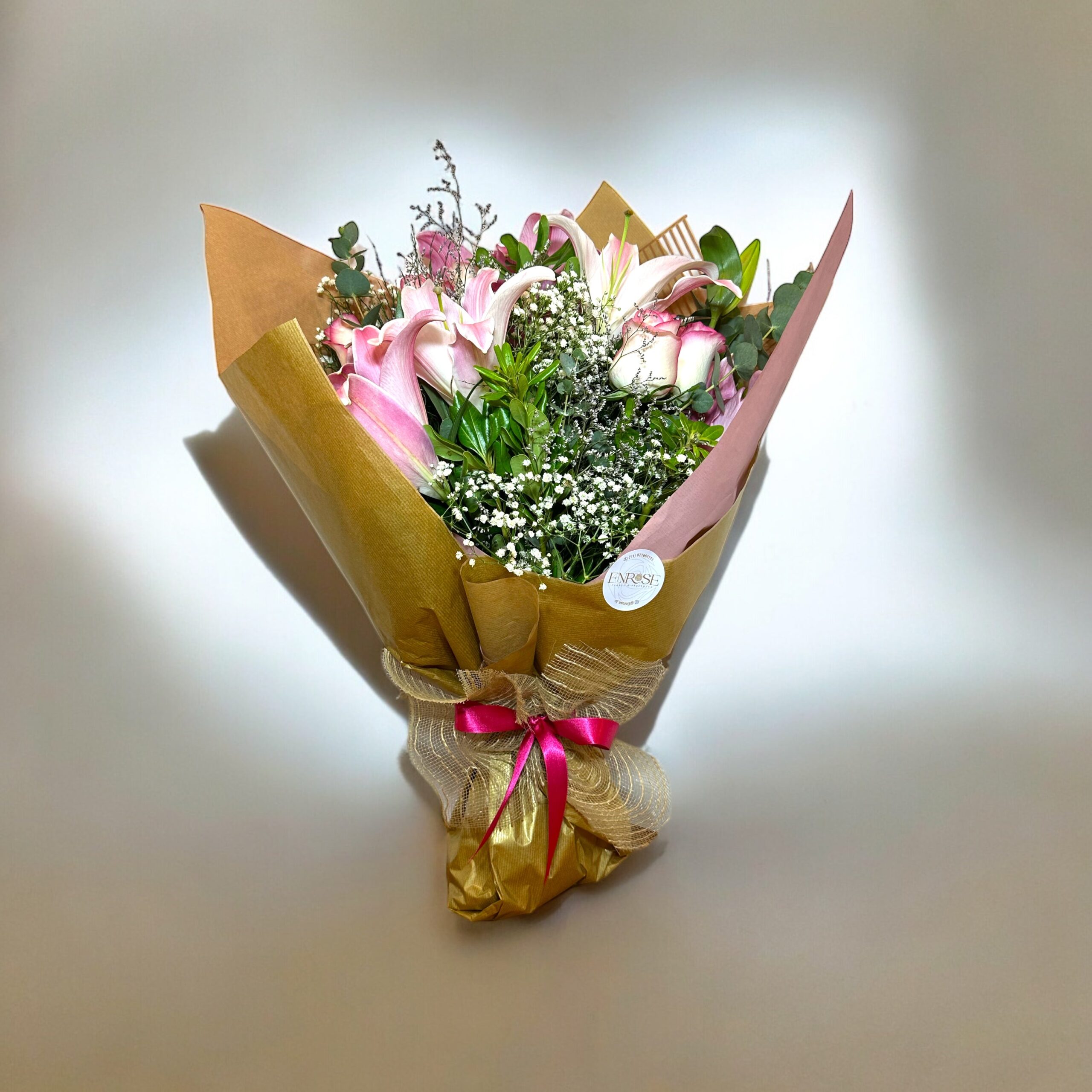 Buquê de Lírio com Rosa - Imagem 3